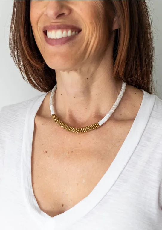 Golden Division Fair Trade Necklaces (Multiple Color Options)