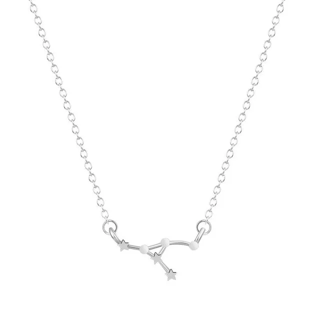 Gold/Silver Astrology Zodiac Signs Pendant Necklace