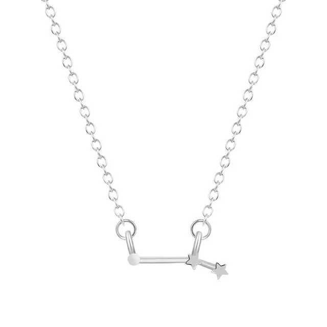 Gold/Silver Astrology Zodiac Signs Pendant Necklace