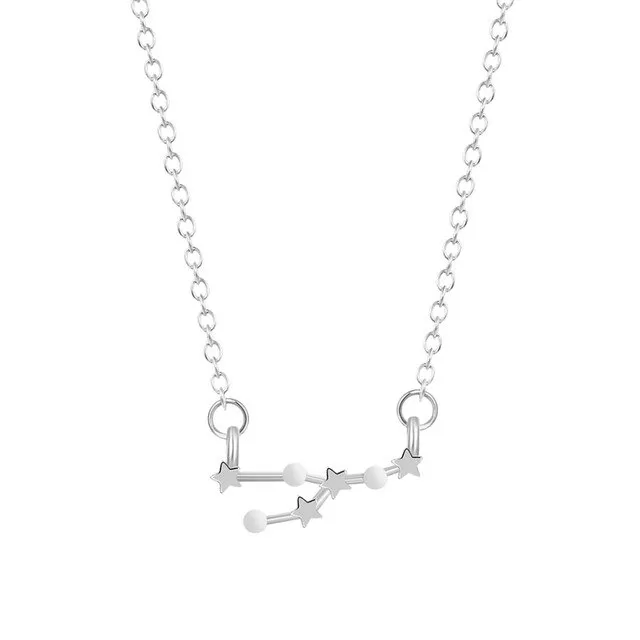 Gold/Silver Astrology Zodiac Signs Pendant Necklace