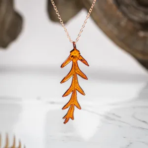Grevillea Leaf - Copper Pendant