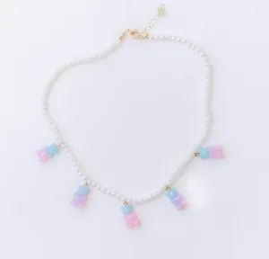Gummy Bear Pearl Necklace