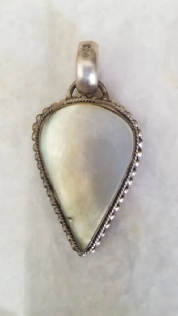 Hand Wrapped Natural Ruby Zoisite Unique Silver Pendant