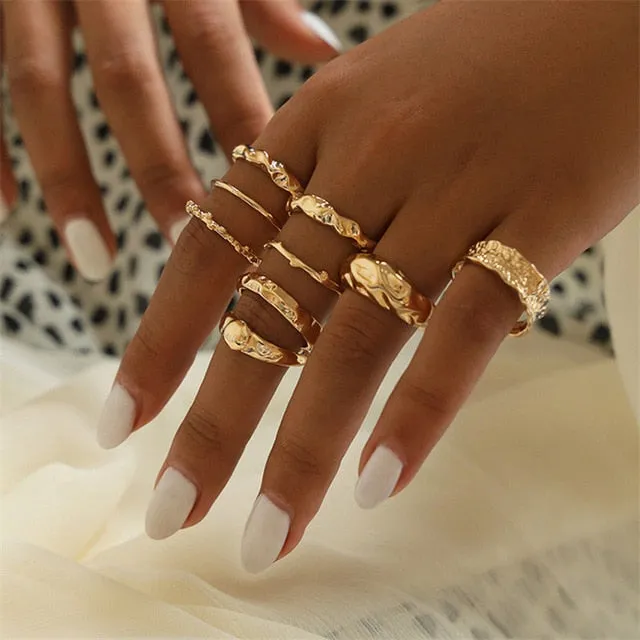 Handmade Geometry Finger Ring