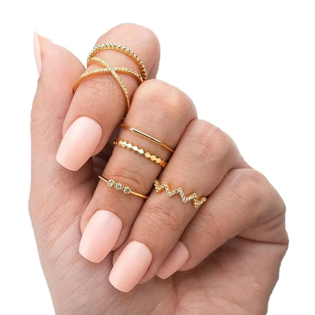 Handmade Geometry Finger Ring