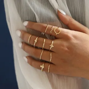 Handmade Geometry Finger Ring
