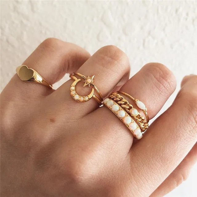 Handmade Geometry Finger Ring
