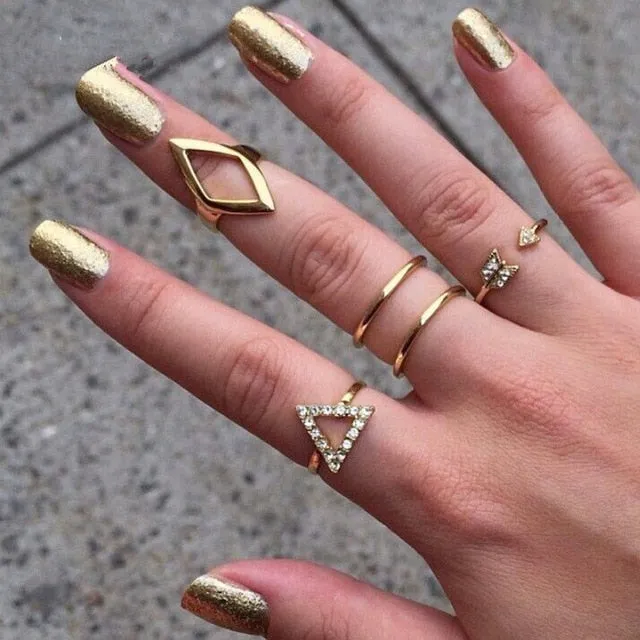 Handmade Geometry Finger Ring