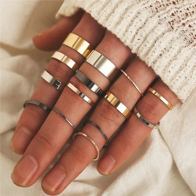 Handmade Geometry Finger Ring