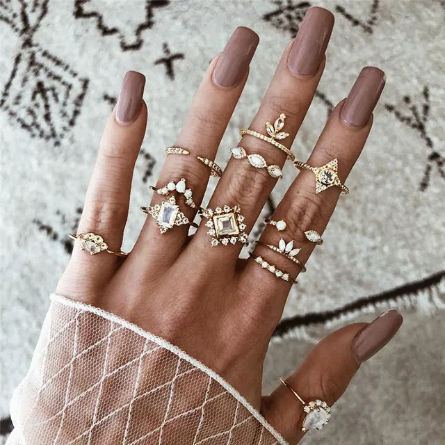 Handmade Geometry Finger Ring