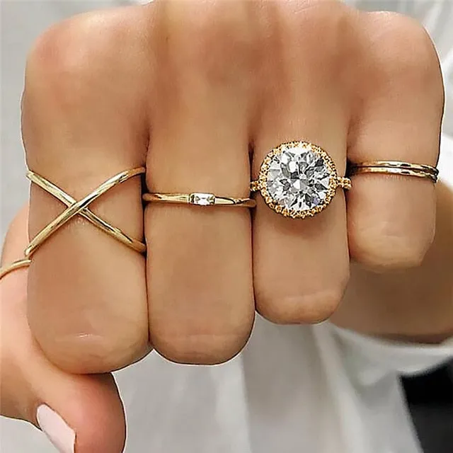 Handmade Geometry Finger Ring