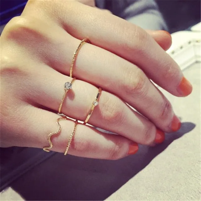 Handmade Geometry Finger Ring