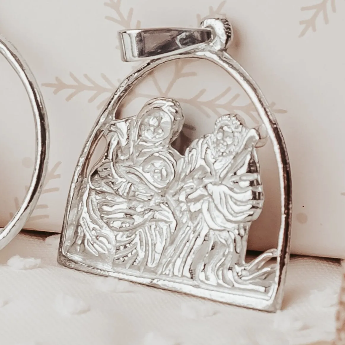 Handmade Nativity Pendant Necklaces - Religious Jewelry