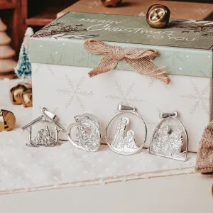Handmade Nativity Pendant Necklaces - Religious Jewelry