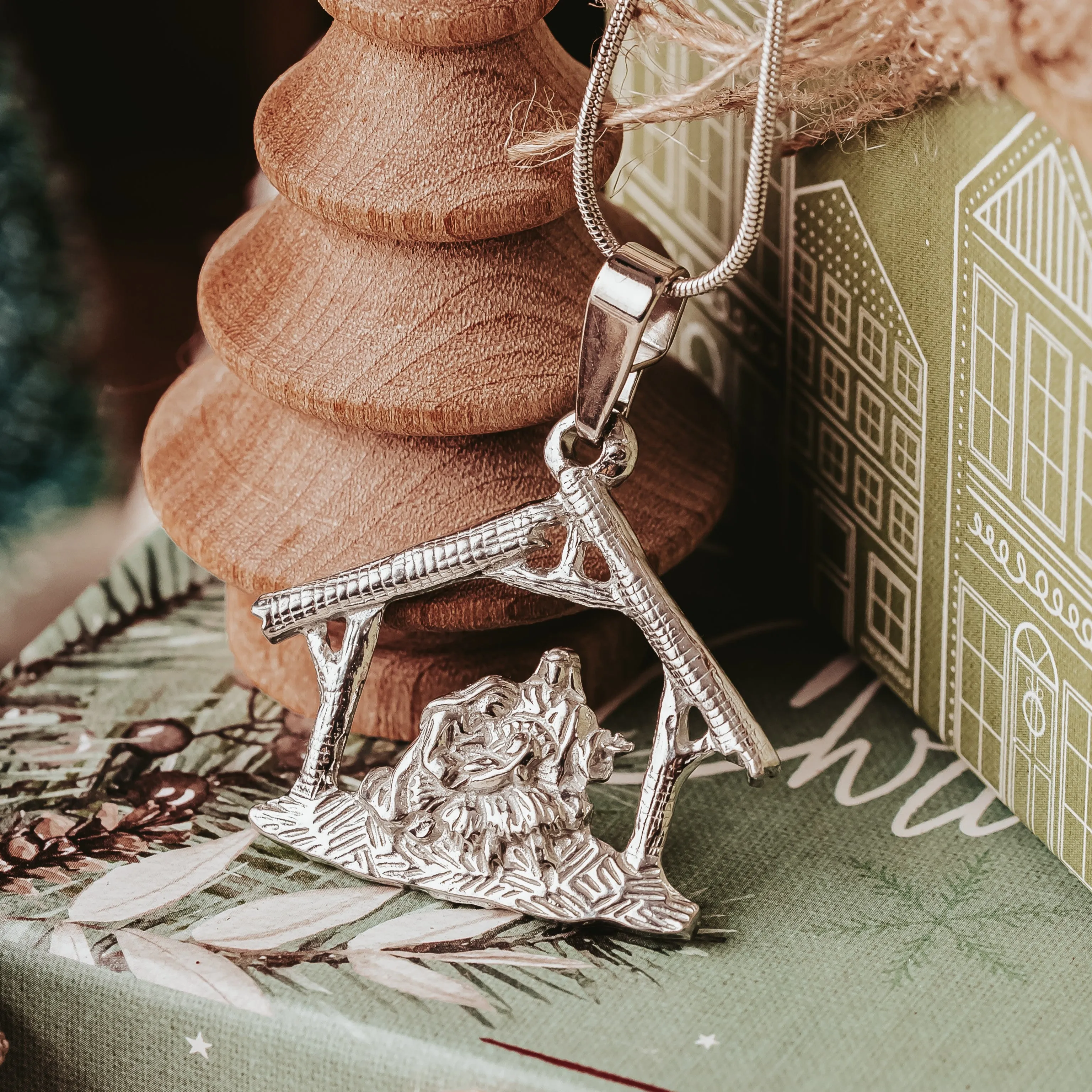 Handmade Nativity Pendant Necklaces - Religious Jewelry