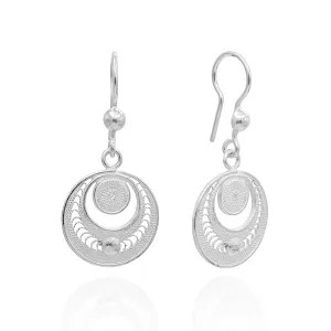 Handmade Sterling Silver Filigree Earrings