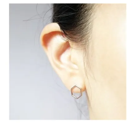 Harmony Sale Elegant Hexagon Honeycomb Earrings