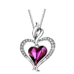 Heart in Heart Necklace