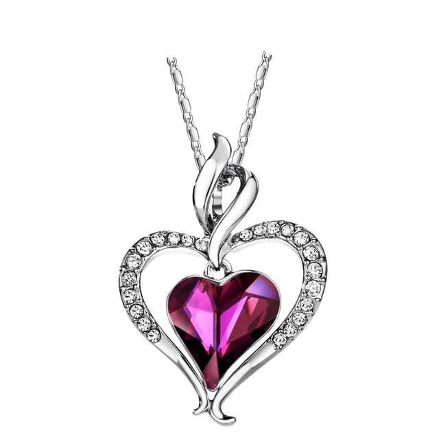 Heart in Heart Necklace