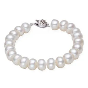 High luster 9-10mm natural big pearl charm bracelet for women top quality fashion bangle bracelet mother's day gift