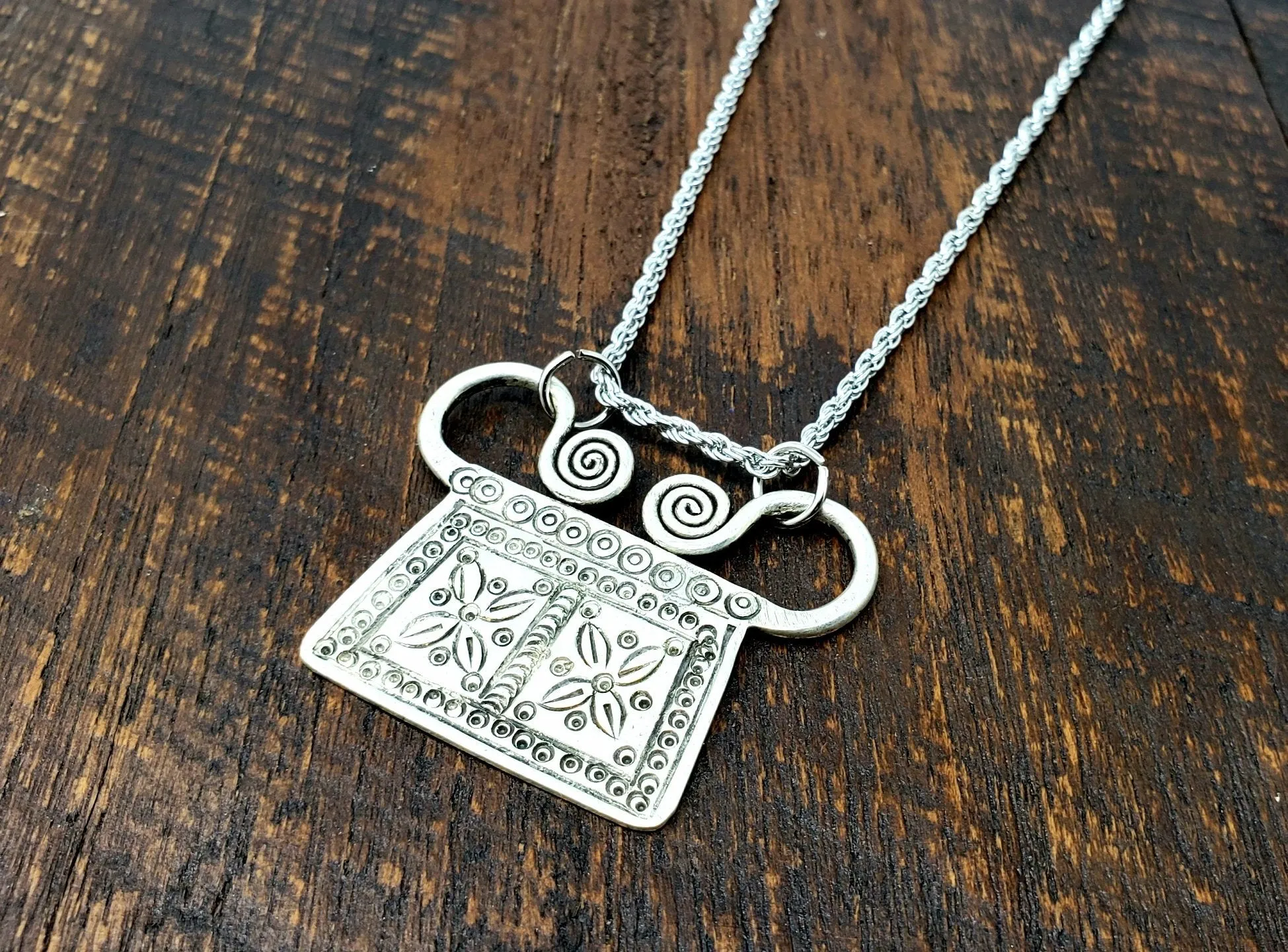 Hill Tribe Spirit Lock Necklace