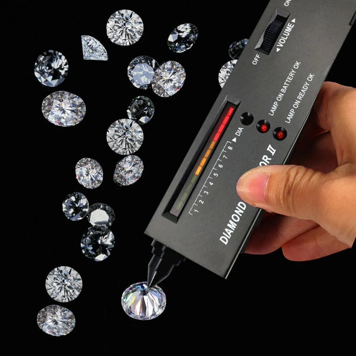 Impressive V Shape Round Cut VVS1 High Quality Moissanite Diamonds Ring - Luxury Jewellery