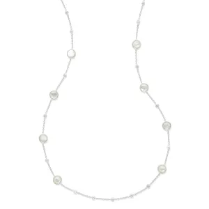 IPPOLITA Silver Station Necklace in Mother-of-Pearl Doublet - ROCK CANDY