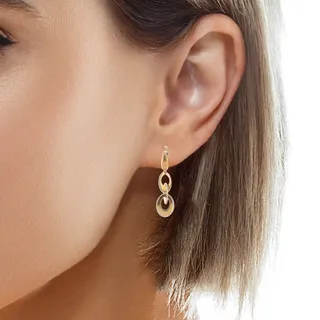 Italian Made Stylish Long Lightweight Earrings