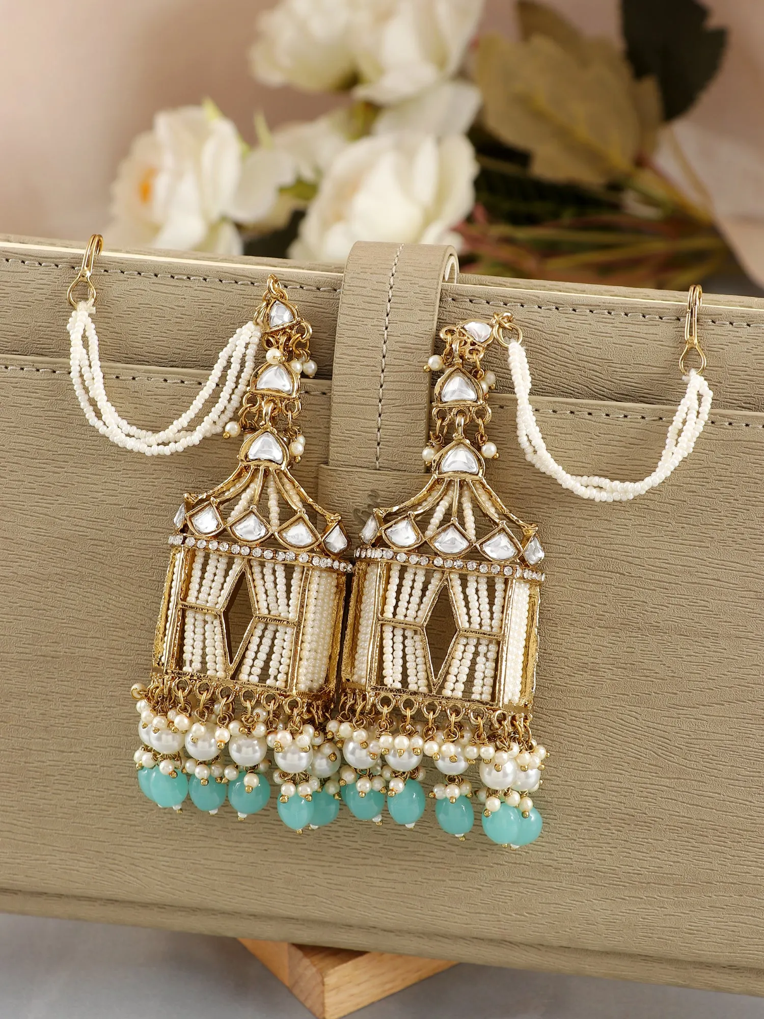 Jharokha Earrings- Stylish Long Party Wear Earrings for Women & Girls