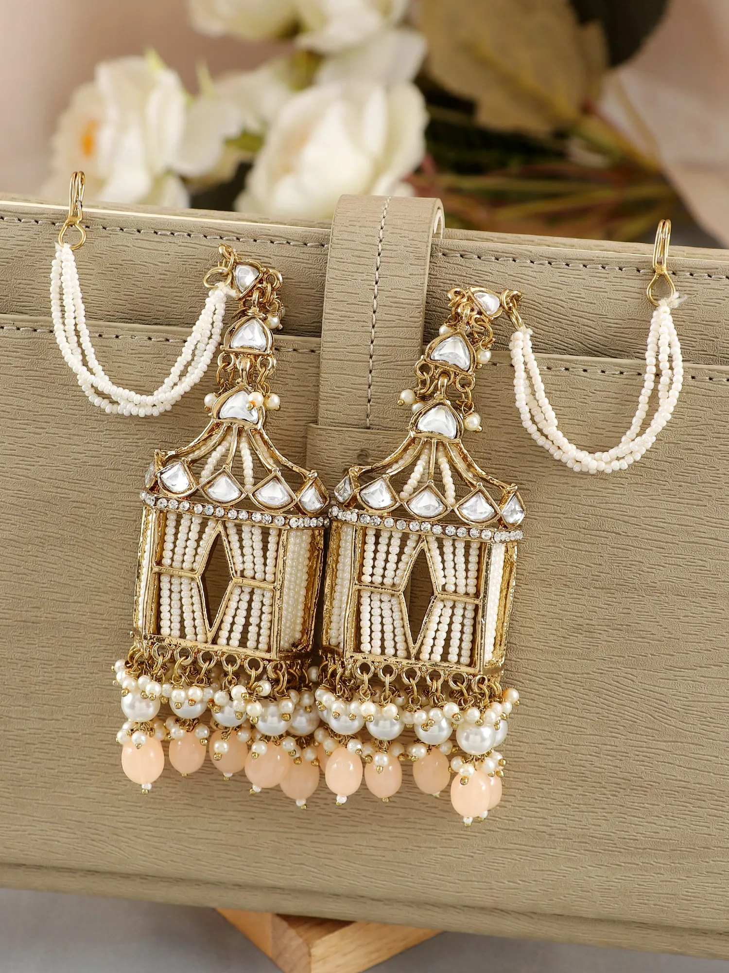 Jharokha Earrings- Stylish Long Party Wear Earrings for Women & Girls