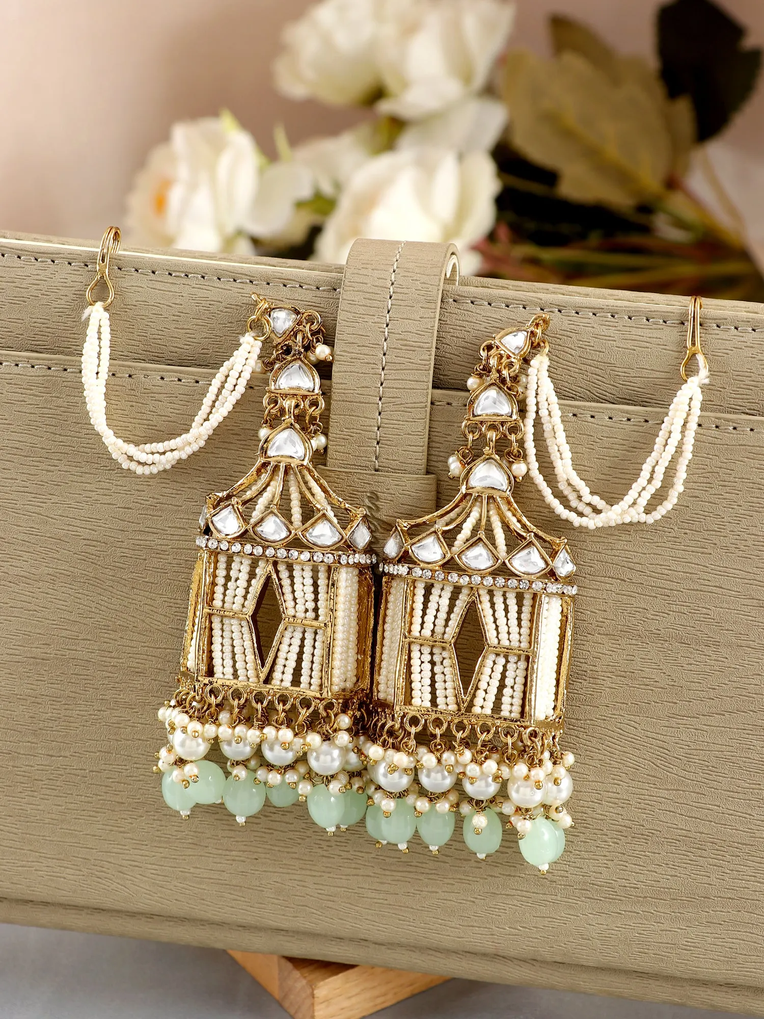 Jharokha Earrings- Stylish Long Party Wear Earrings for Women & Girls