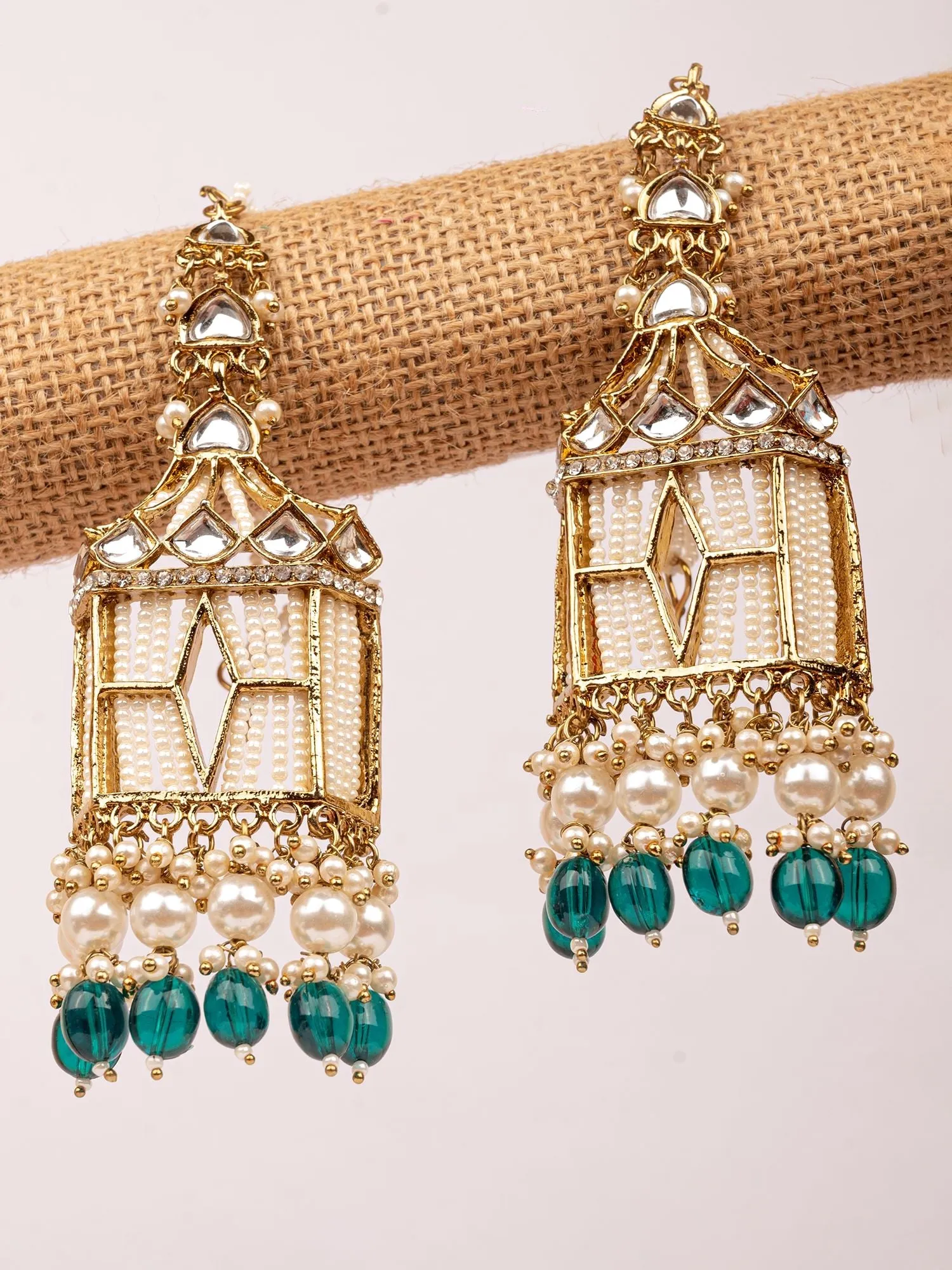 Jharokha Earrings- Stylish Long Party Wear Earrings for Women & Girls
