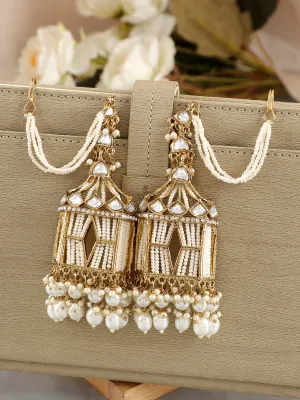 Jharokha Earrings- Stylish Long Party Wear Earrings for Women & Girls
