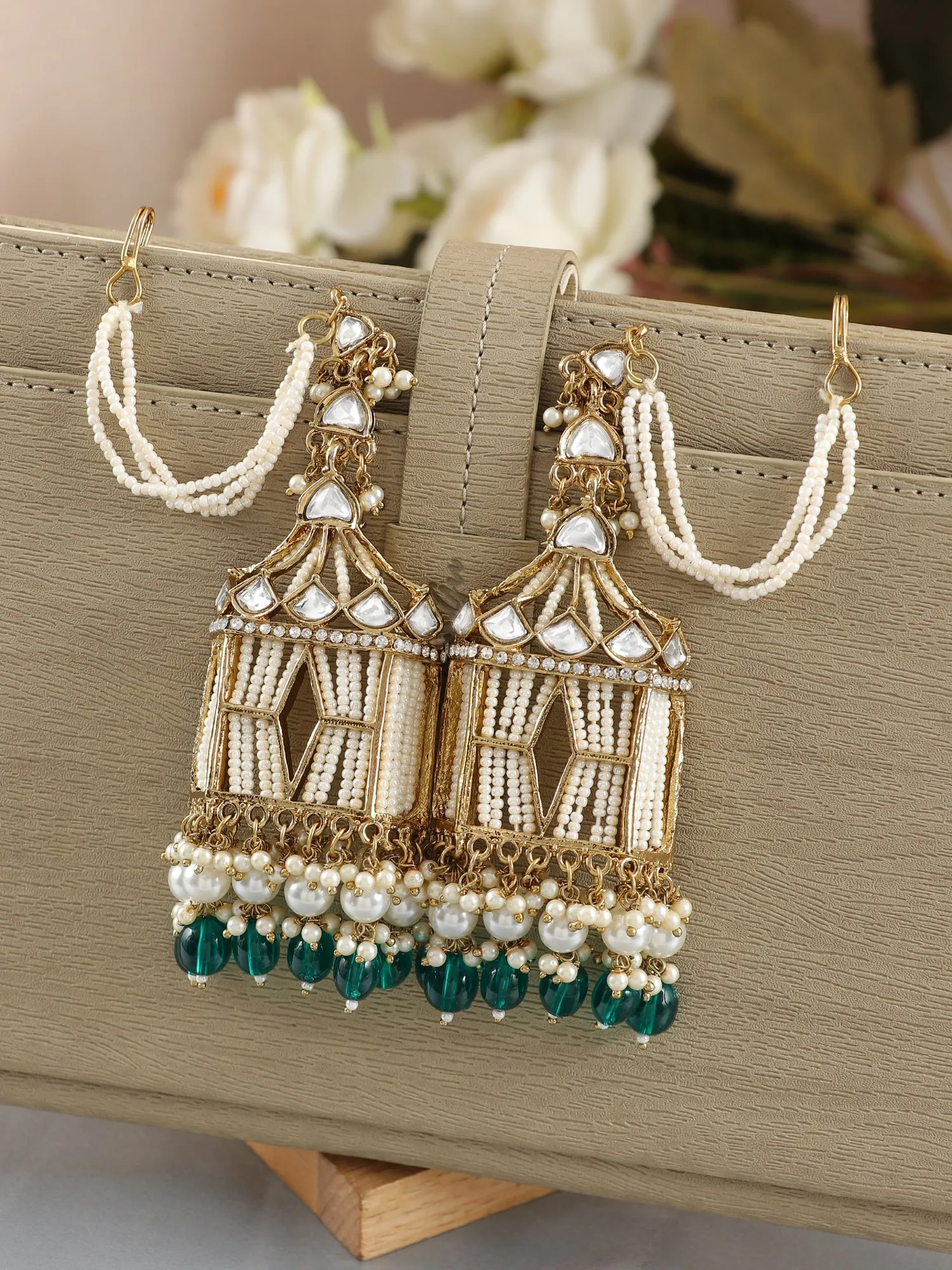 Jharokha Earrings- Stylish Long Party Wear Earrings for Women & Girls