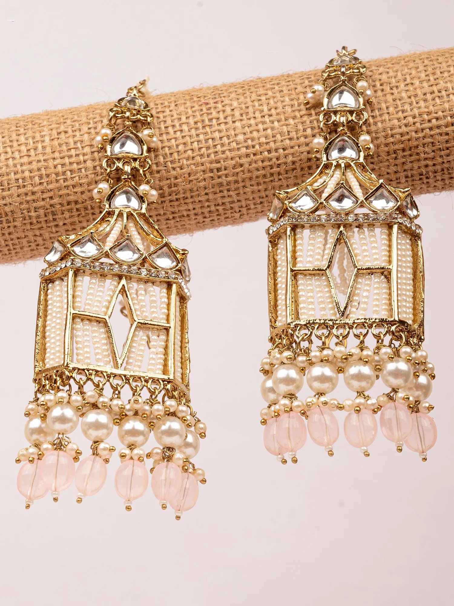 Jharokha Earrings- Stylish Long Party Wear Earrings for Women & Girls