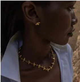 JIAMINI Kathiani Link Necklace in modern timeless design