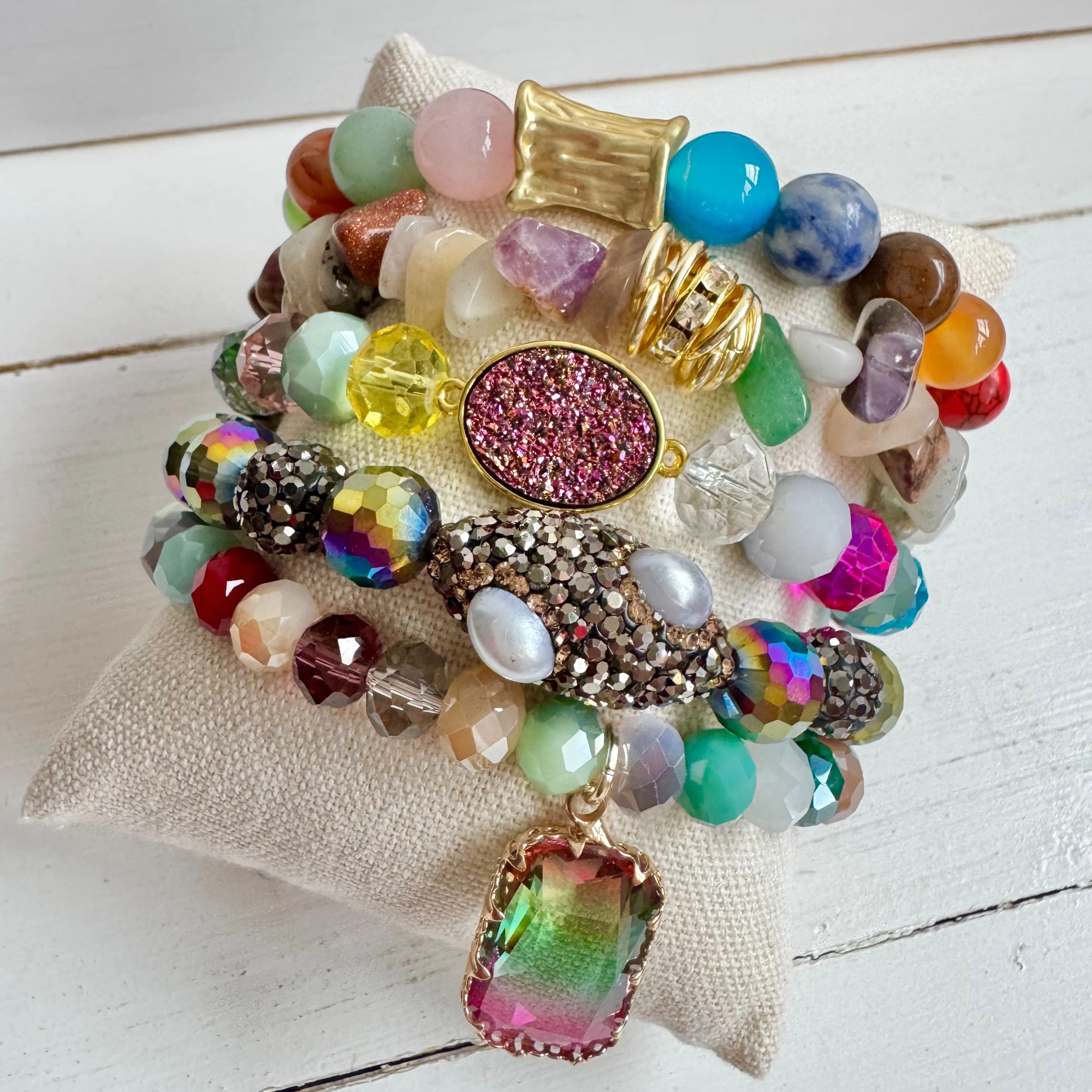 ‘Joy’ Set of 5 Bracelets