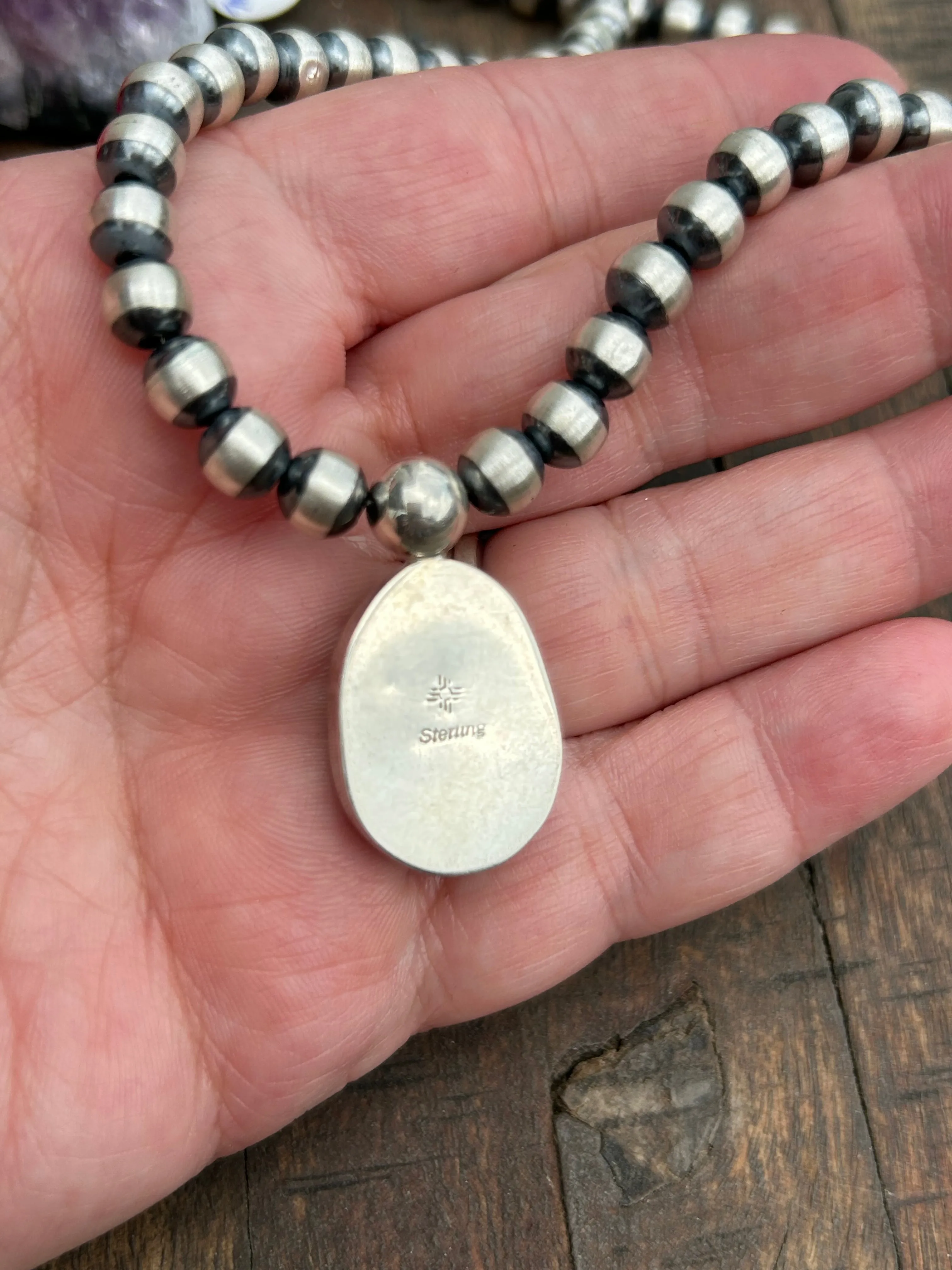 Kingman and Pearl Necklace
