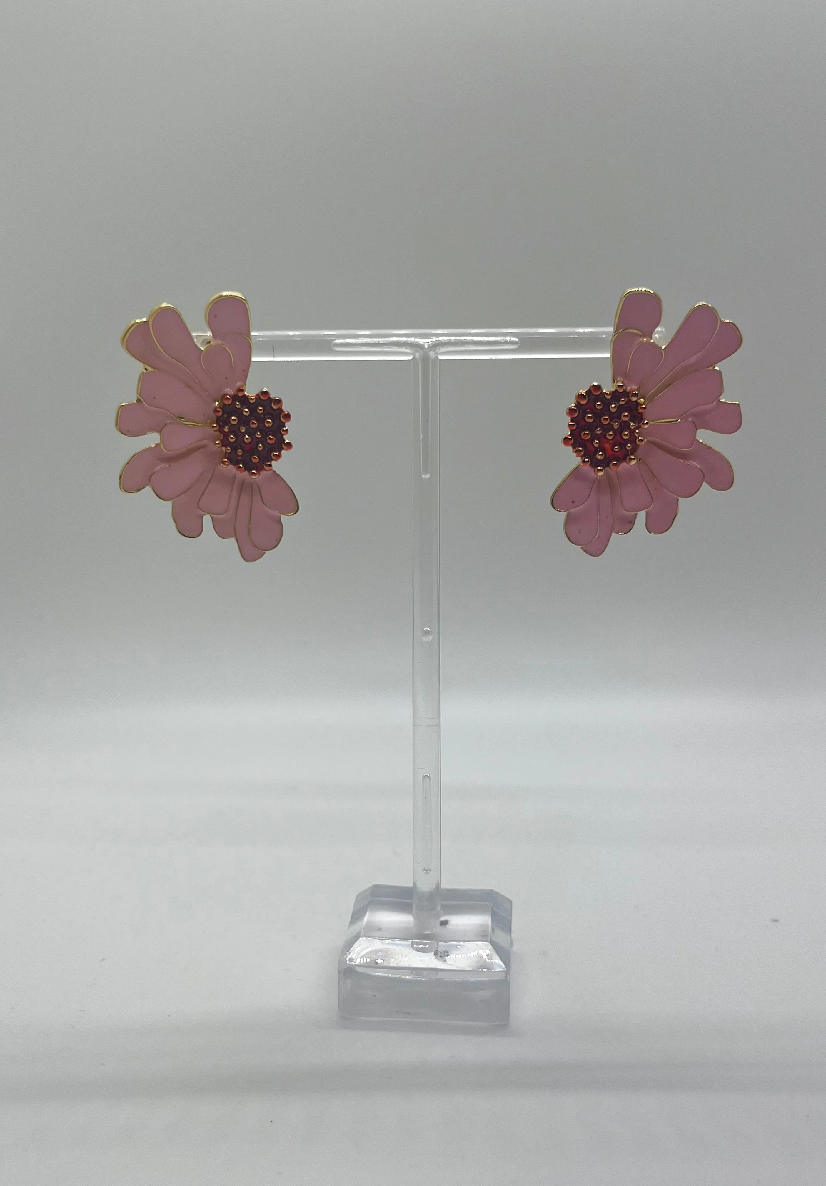 Laura Janelle Half Flower Earrings