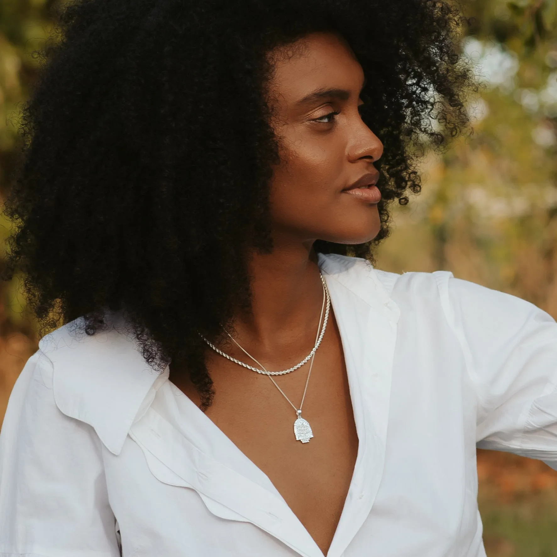 LIBRA ZODIAC NECKLACE - SILVER