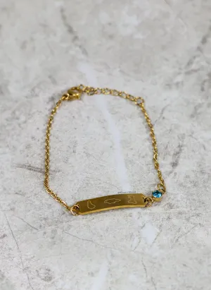 Little Roots Personalised Bracelet Boy