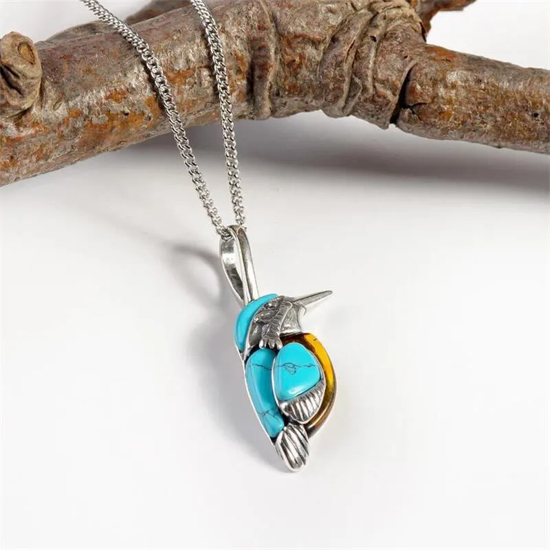 Lovely Little Blue Bird Drop Earrings for Women Elegant Girl Stylish