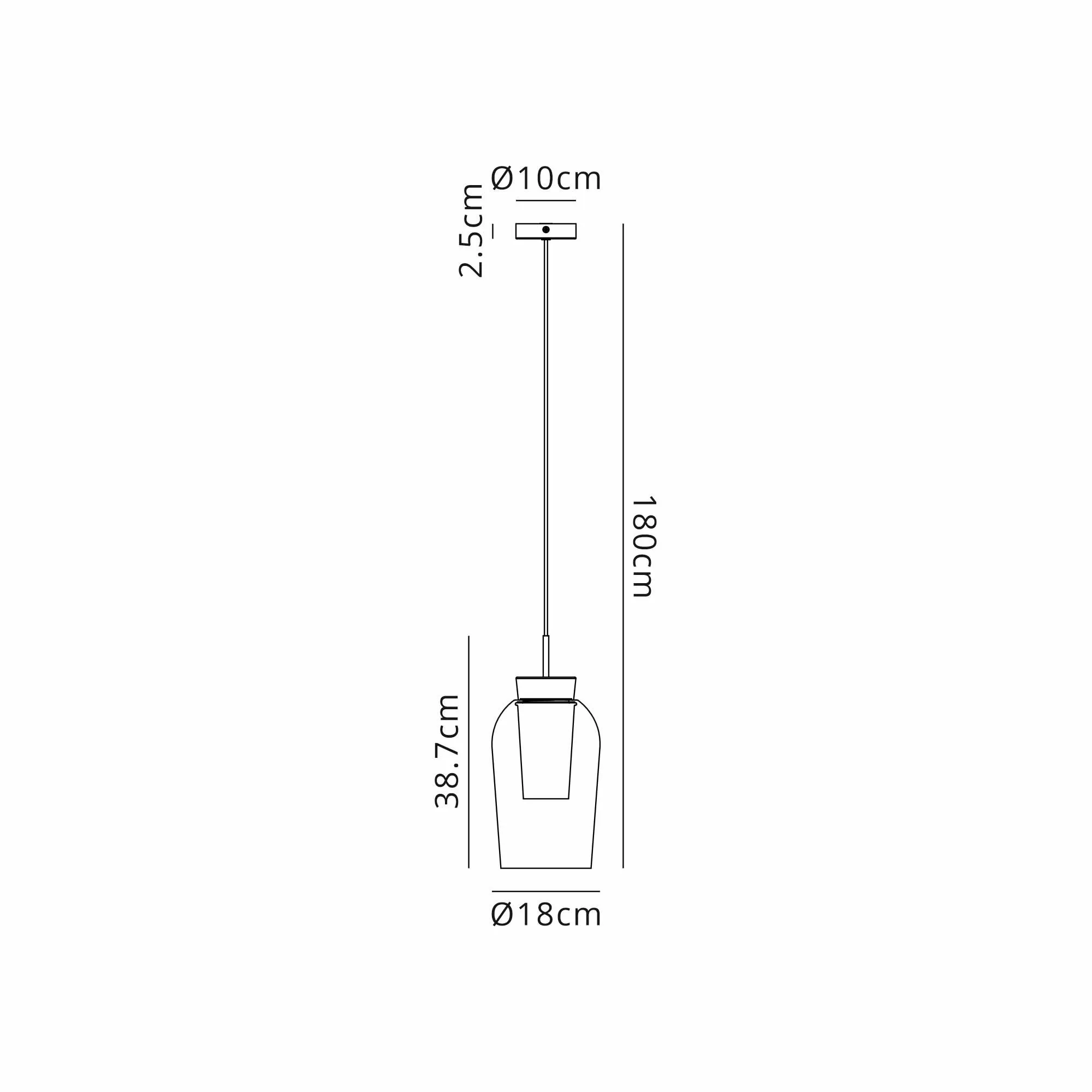 Mantra M8398 Nora Single Pendant Gold/White/Clear Glass With Frosted Inner