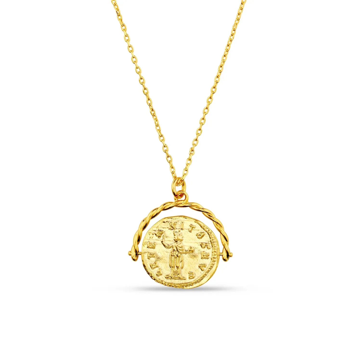 Medallion Spinner Necklace