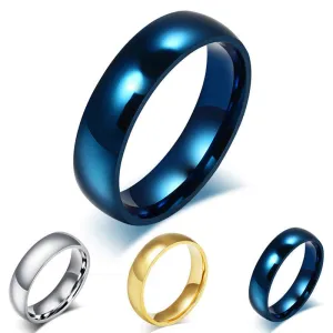 Men's Classic Titanium Steel Ring High Quality  Stainless Steel Finger Ring for Wedding Gift 3 Colors Size 4-15