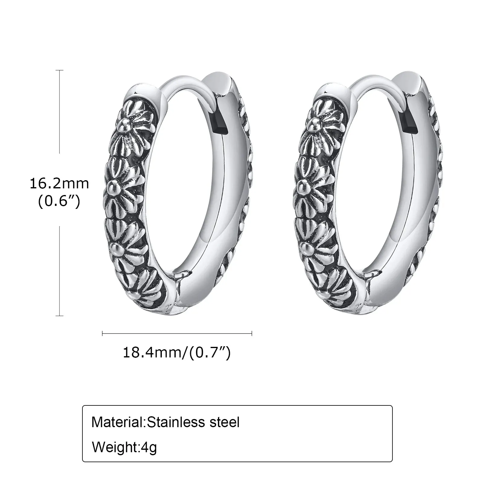 Men's Stylish Hoop Earrings