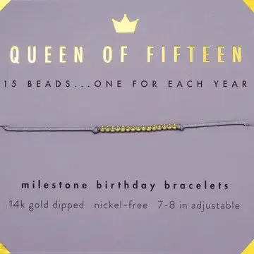 Milestone Birthday Bracelet