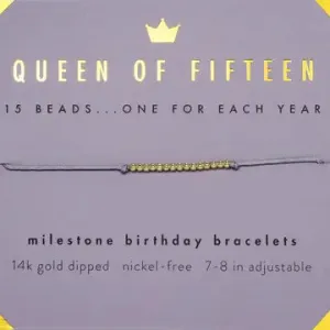 Milestone Birthday Bracelet