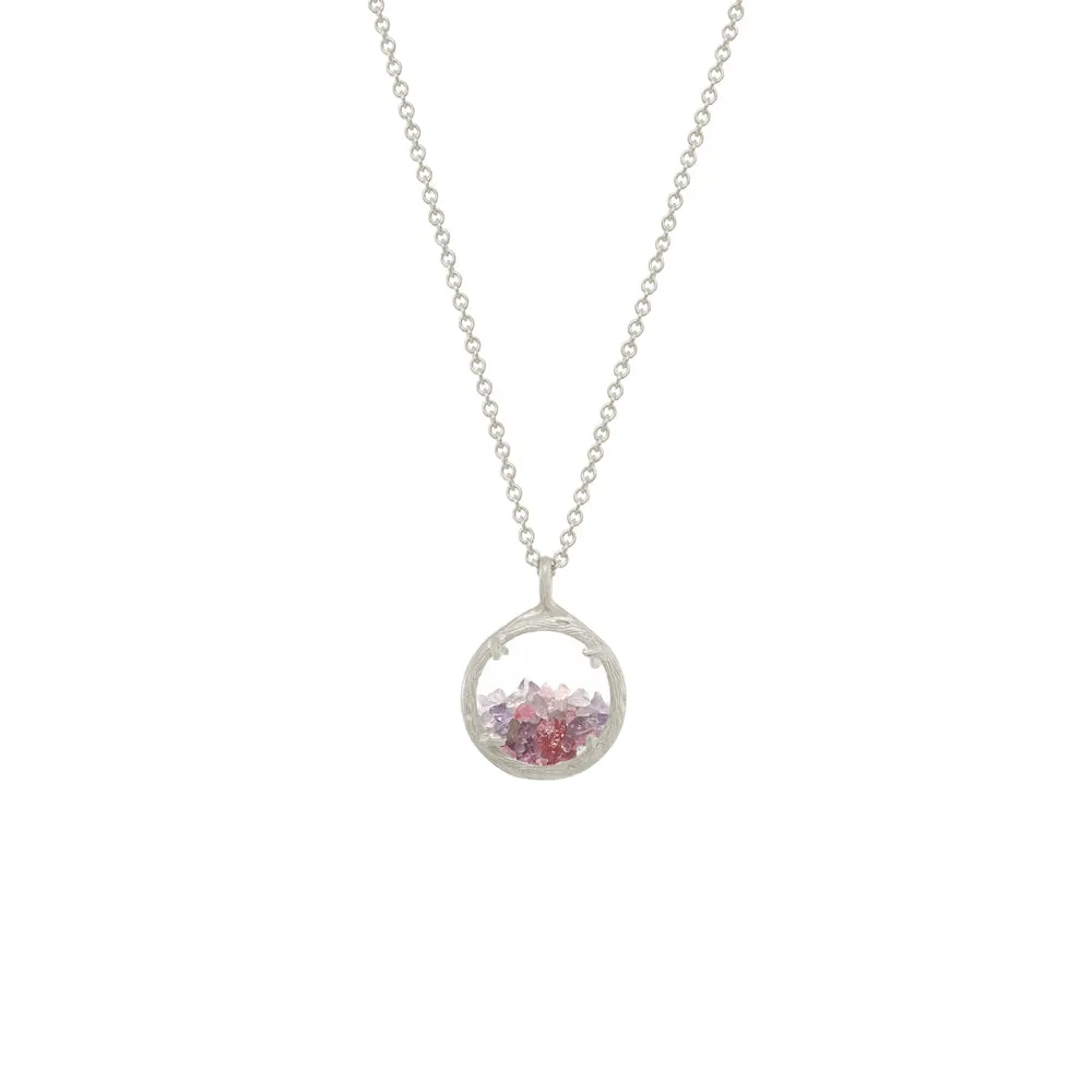 Mini Custom Birthstone Shaker Necklace