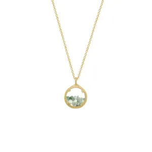 Mini Custom Birthstone Shaker Necklace